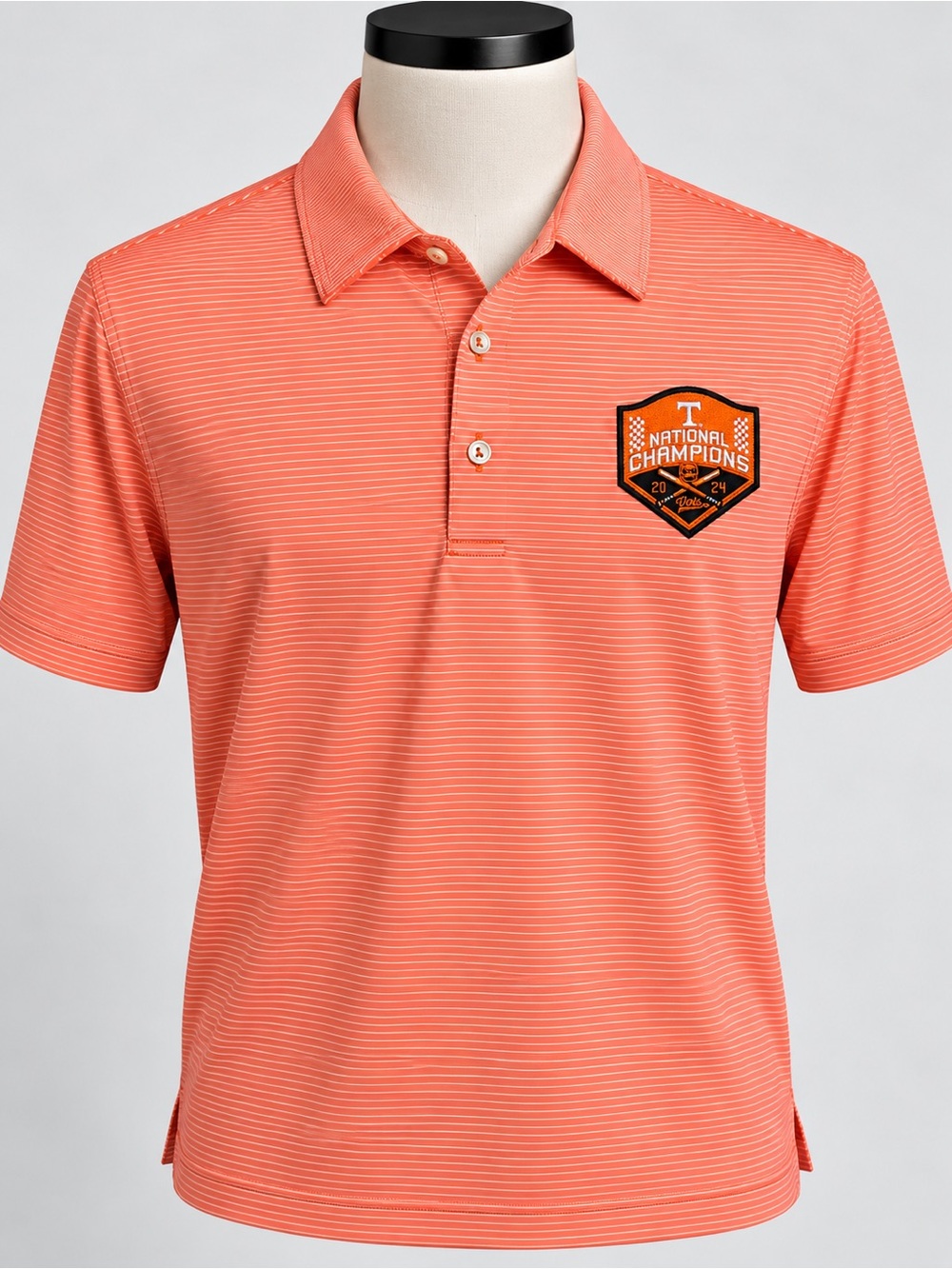 Peter Millar Tennessee Vols 2024 National Champions Polo Men’s XL NWT Orange